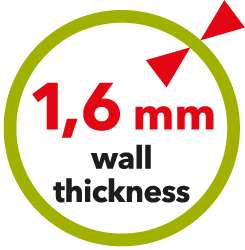 wall thickness 1,6mm