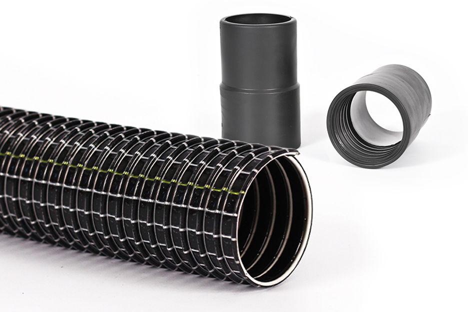 PVC Absaugschlauch Superelastic 38mm Set