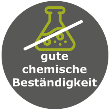 gute chemische Beständigkeit