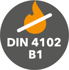 flame-retardant DIN 4102 B2