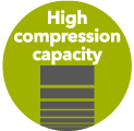 high compression capacity