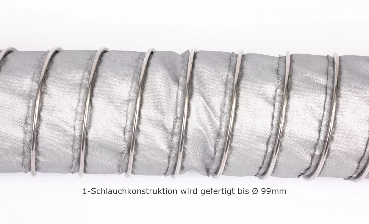 Klemmprofilschlauch KLIPP HT1100 (-20°C bis +1100°C)