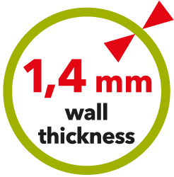 wall thickness 1,4mm