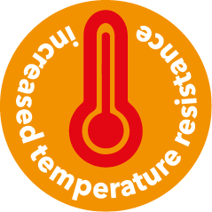 increased temperature resistance