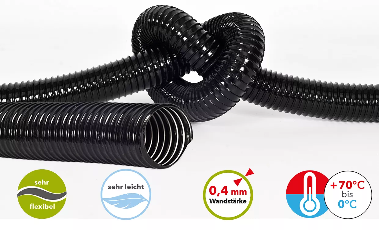 PVC Absaugschlauch Super L