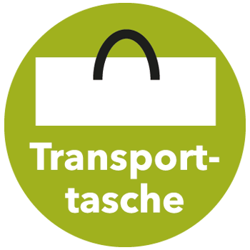 Mit Transporttasche